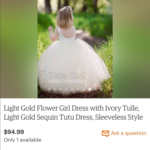 Flower girl dress - Picture 2 of 6